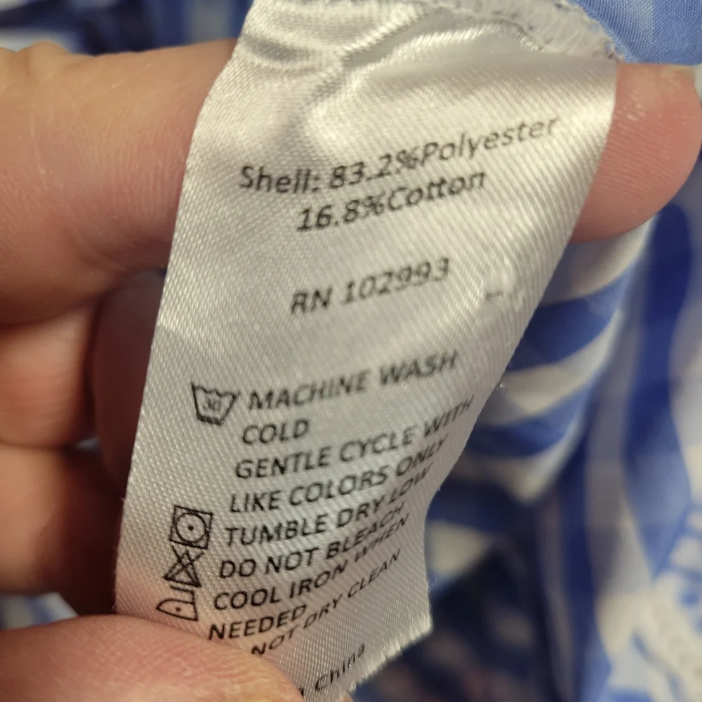 Thakoon Collective‎ Casual Blue Gingham summer/Spring Dress Size 6